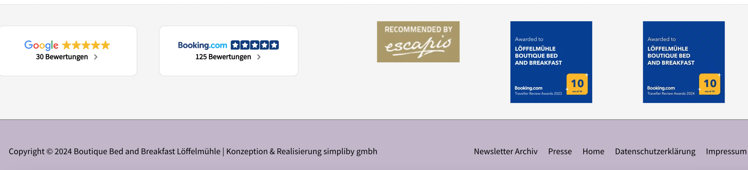 Footer Löffelmühle
