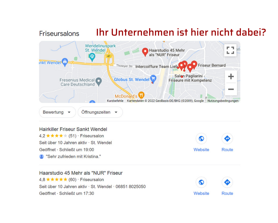 Local Pack bei Google My Business