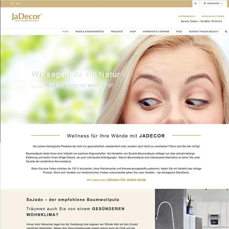 Online Shop von JaDecor - Referenzen von simpliby